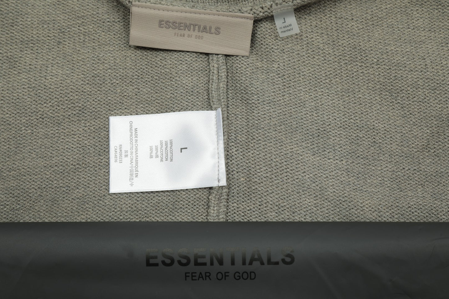 Fear of God ESSENTIALS 1977 Crewneck Hooded Sweater