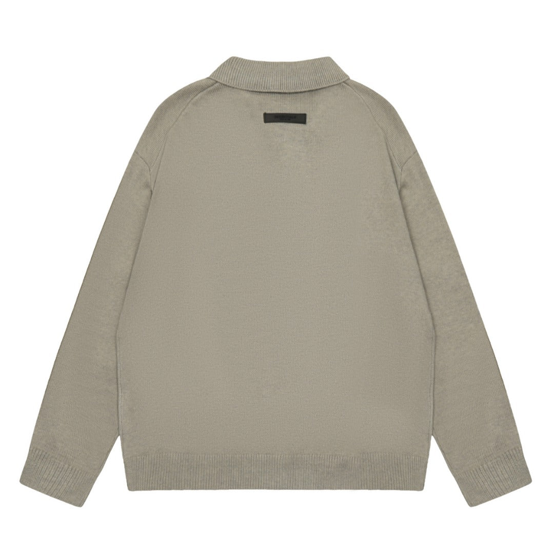Fear of God Essentials 1977 Polo Collar Sweater