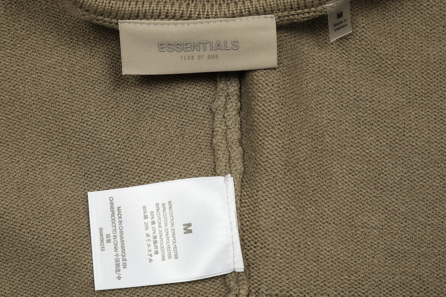 Fear of God Essentials Classic Polo Collar Sweater – 2024 Autumn Collection
