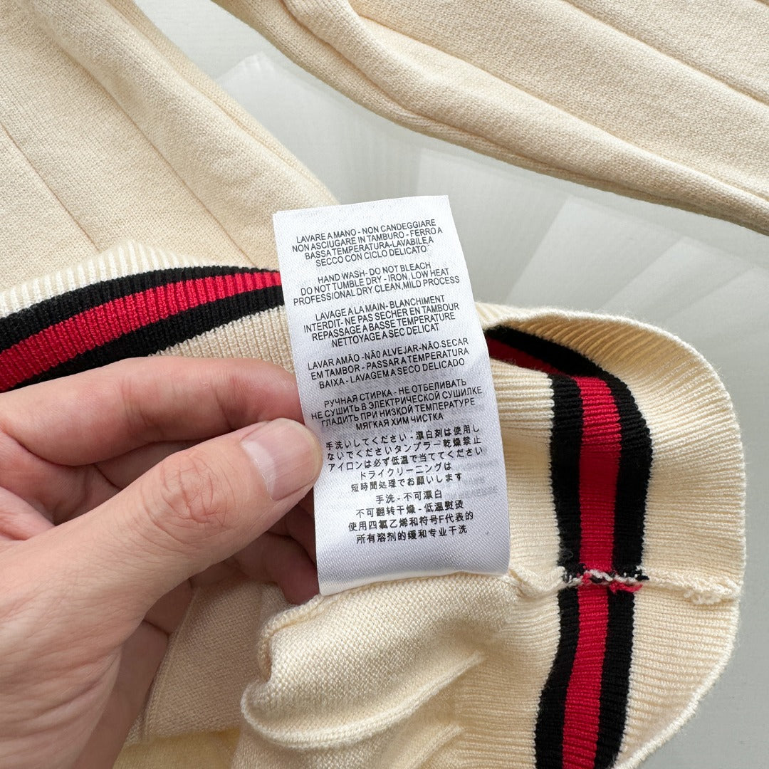Gucci V-Neck Italian Knit Sweater