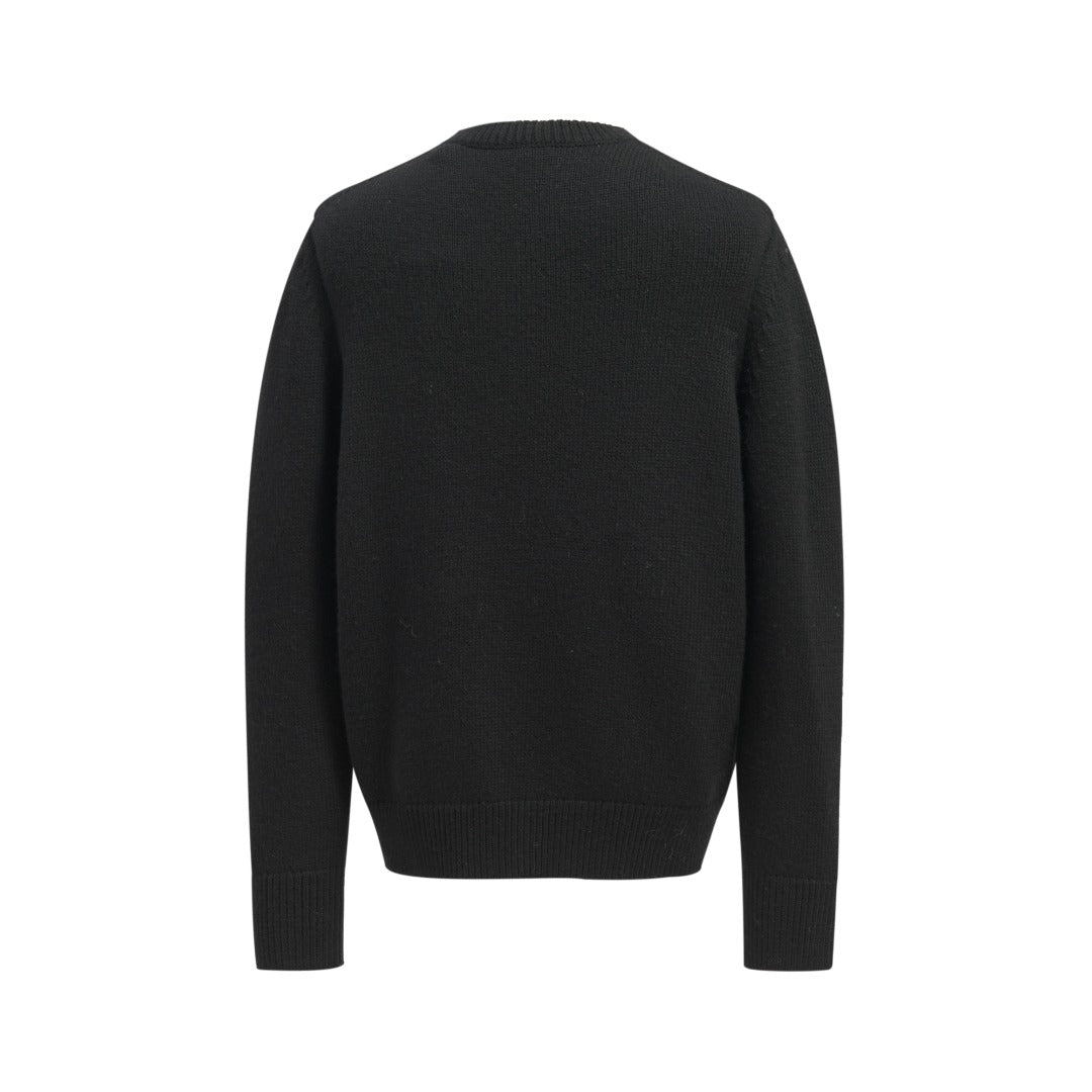 Burberry Equestrian Knight Logo Cashmere Blend Knit Sweater – 25SS