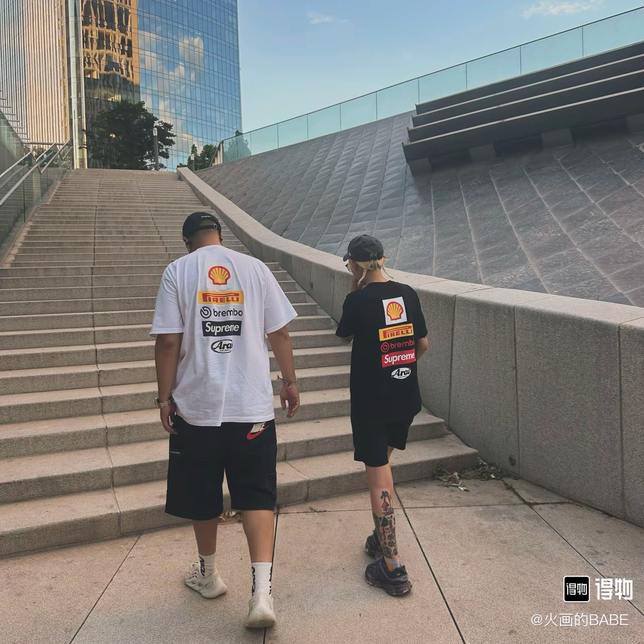 Supreme x DUCATI Logo Print Heavyweight T-Shirt