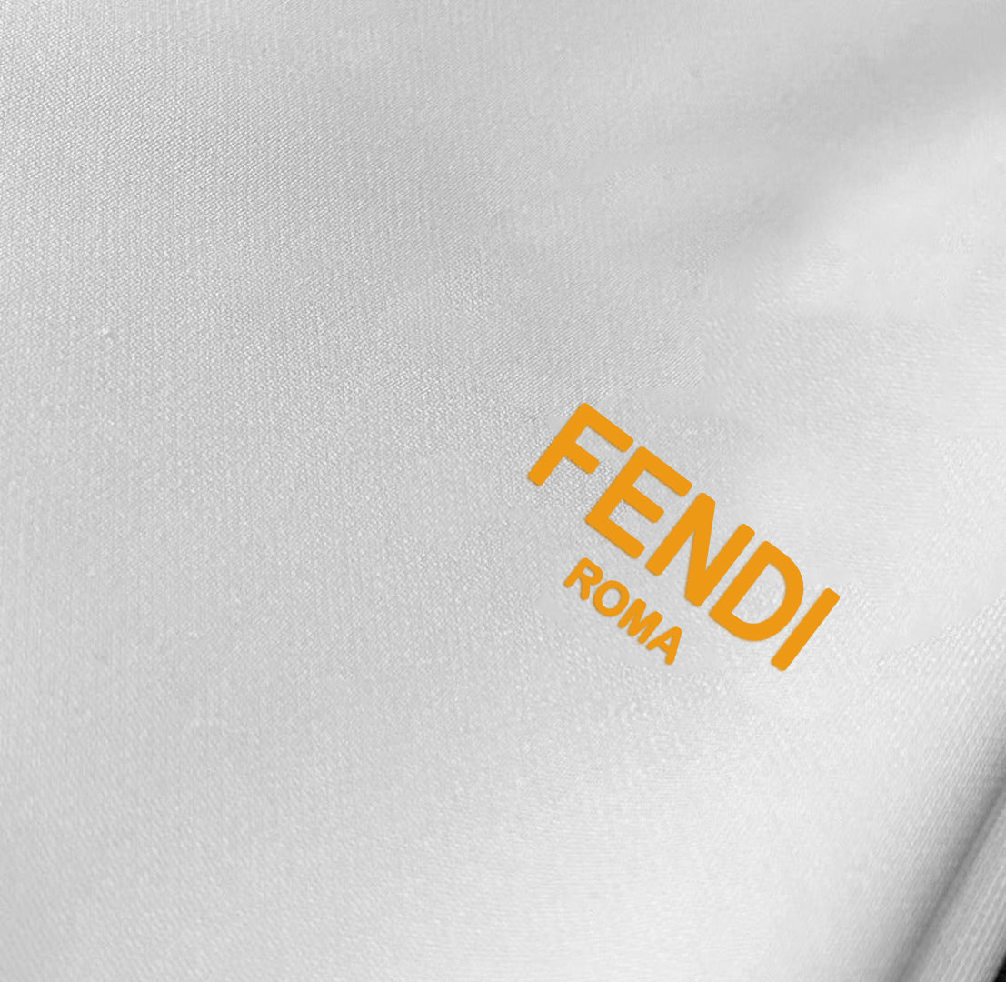 Fendi Mercerized Cotton T-Shirt – 25SS Collection
