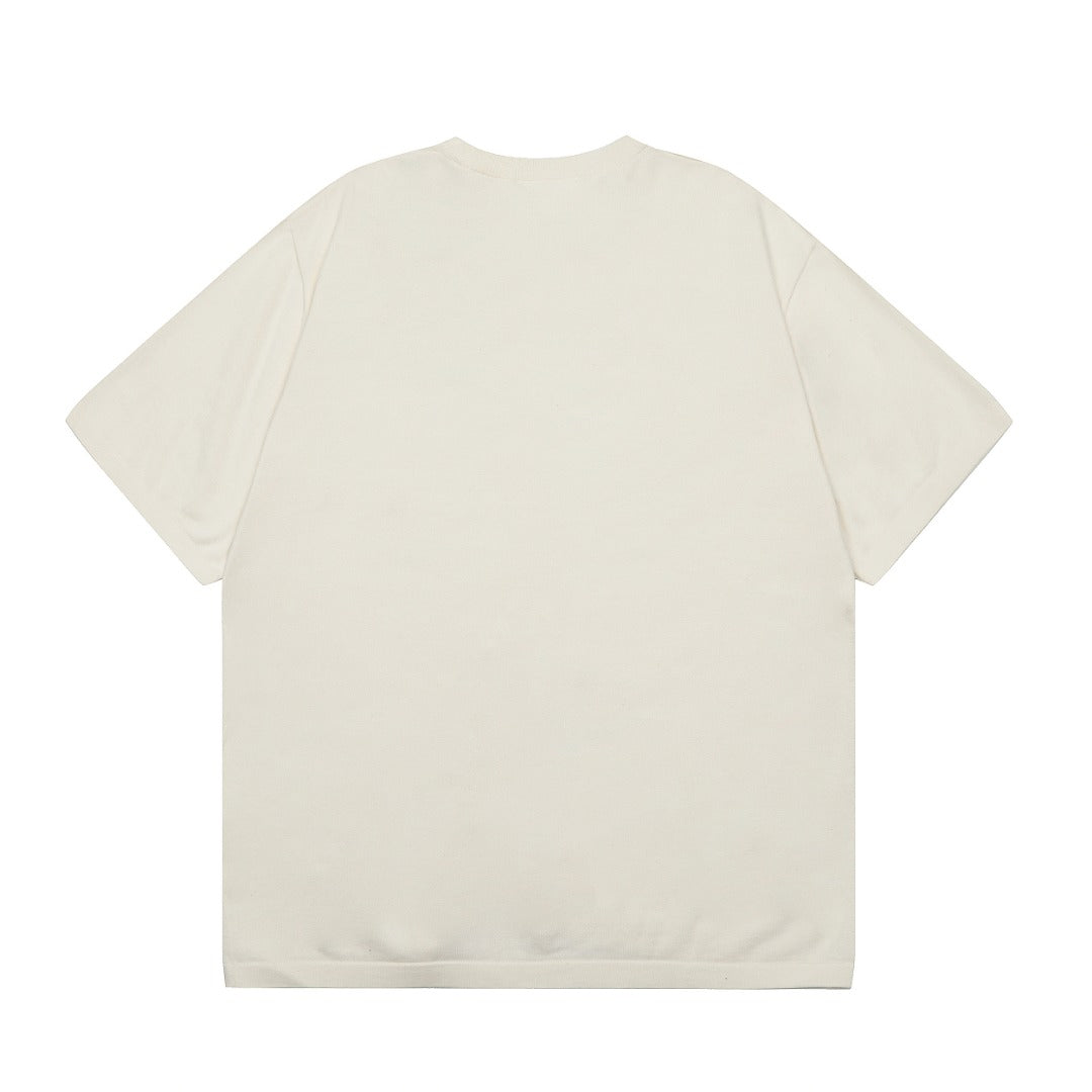 AMI Paris Classic Heart Embroidered Knit Short Sleeve – 2025SS