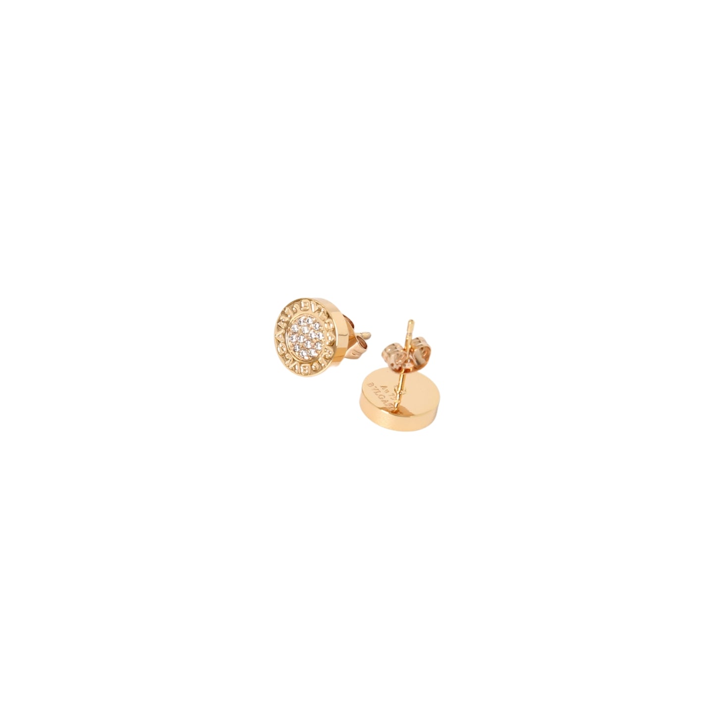 Bulgari Classic Round Stud Earrings
