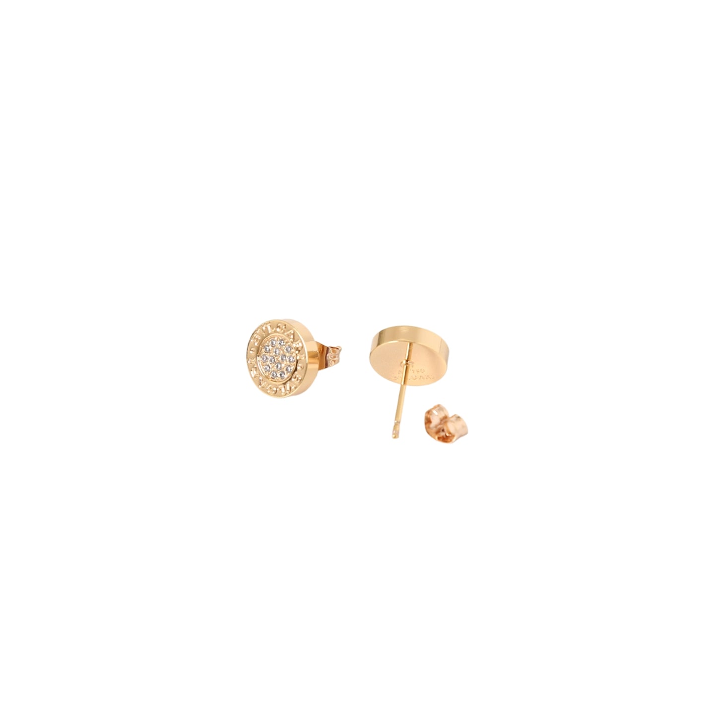 Bulgari Classic Round Stud Earrings