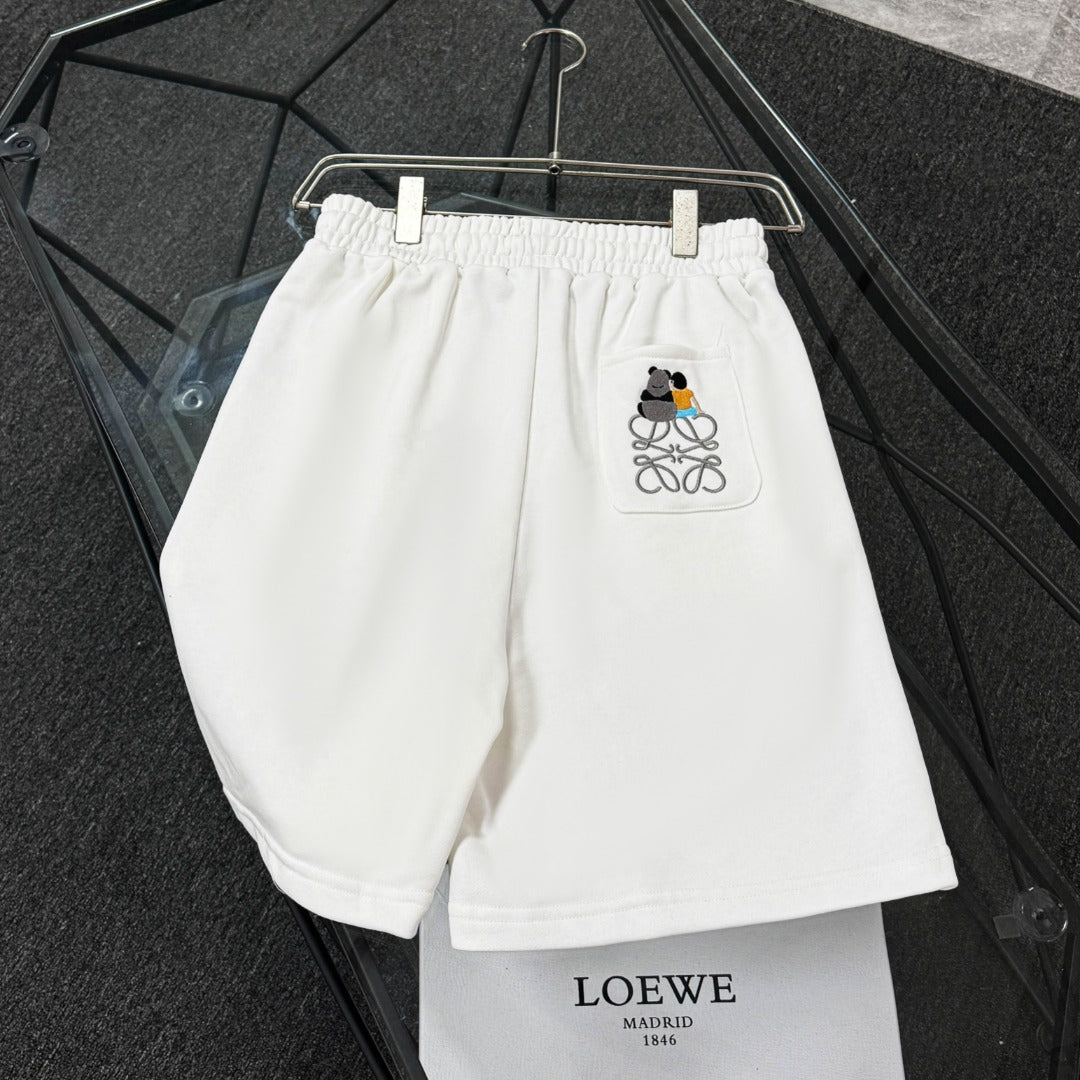 Loewe Classic Element Embroidered Shorts