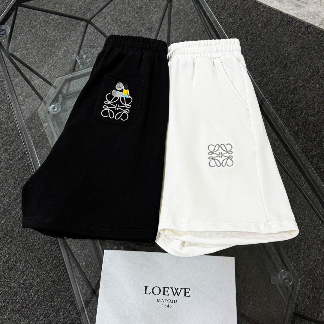 Loewe Classic Element Embroidered Shorts