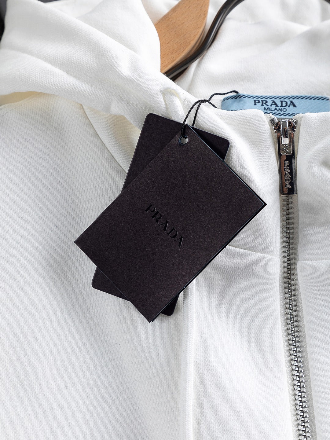 Prada Triangle Logo Minimalist Sweatshirt – 25SS