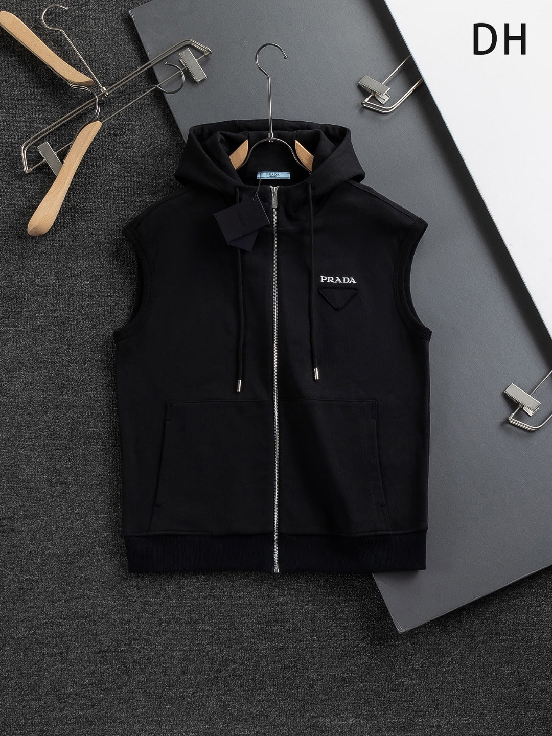 Prada Triangle Logo Minimalist Sweatshirt – 25SS