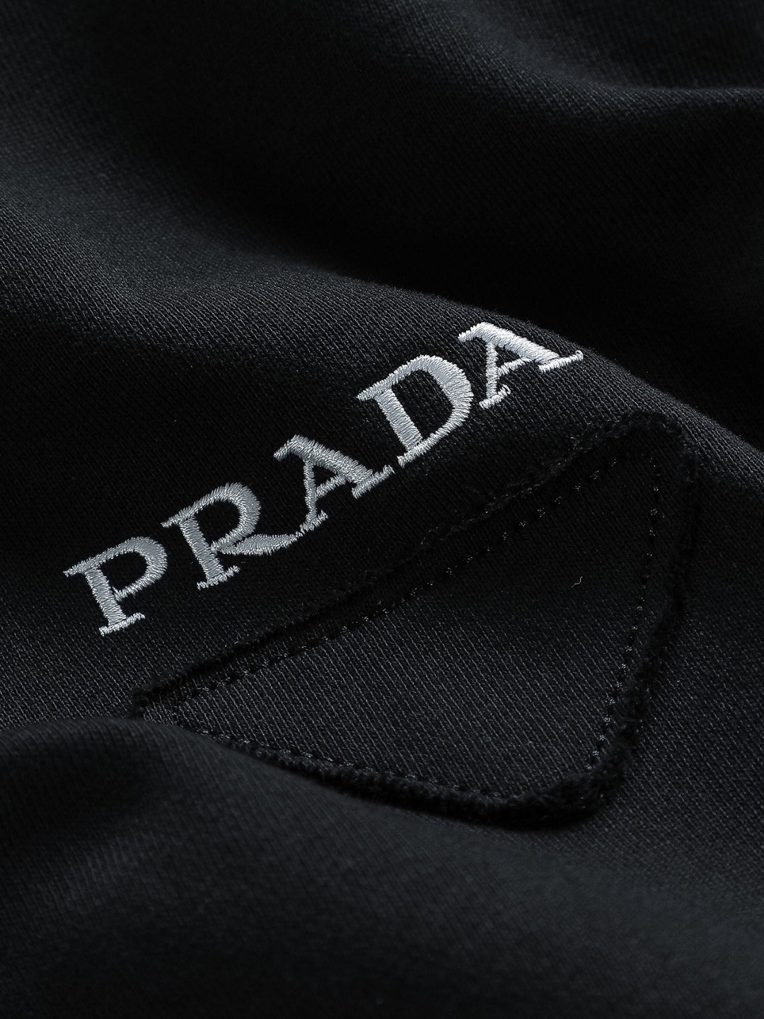 Prada Triangle Logo Minimalist Sweatshirt – 25SS