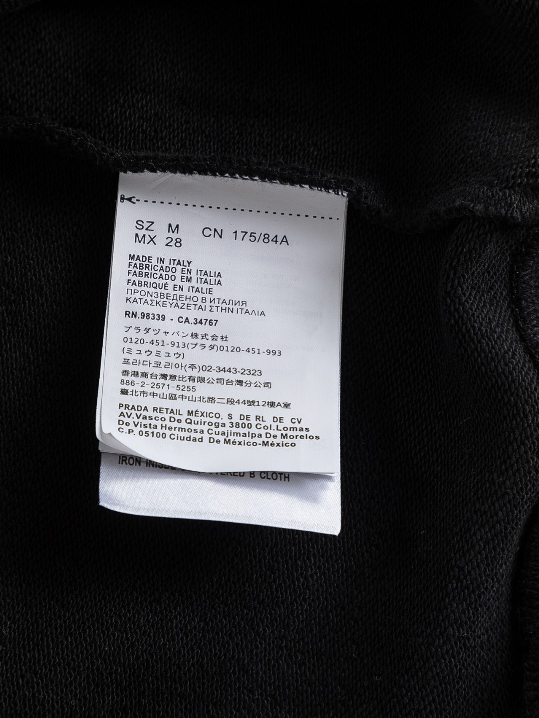 Prada Triangle Logo Minimalist Sweatshirt – 25SS