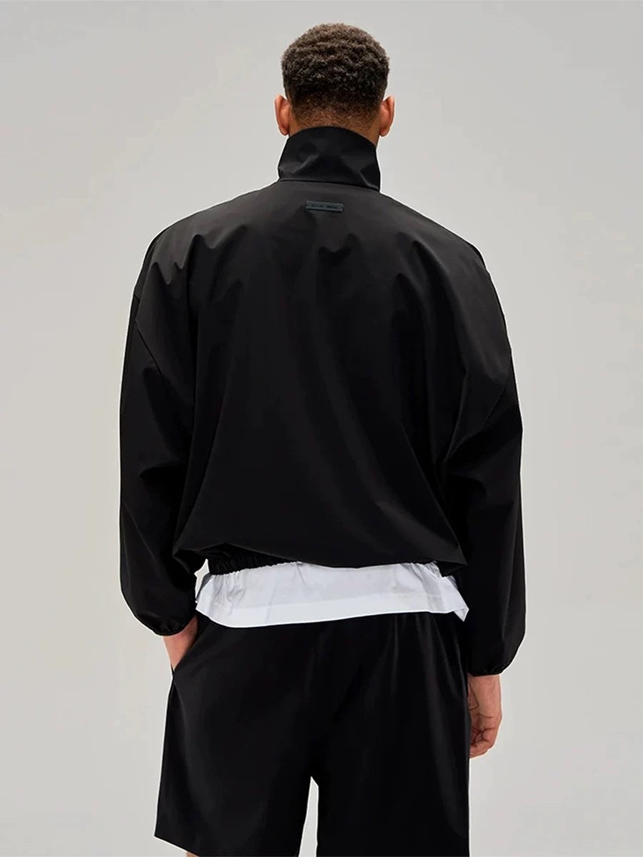 Fear of God ESSENTIALS Logo Half-Zip Windbreaker