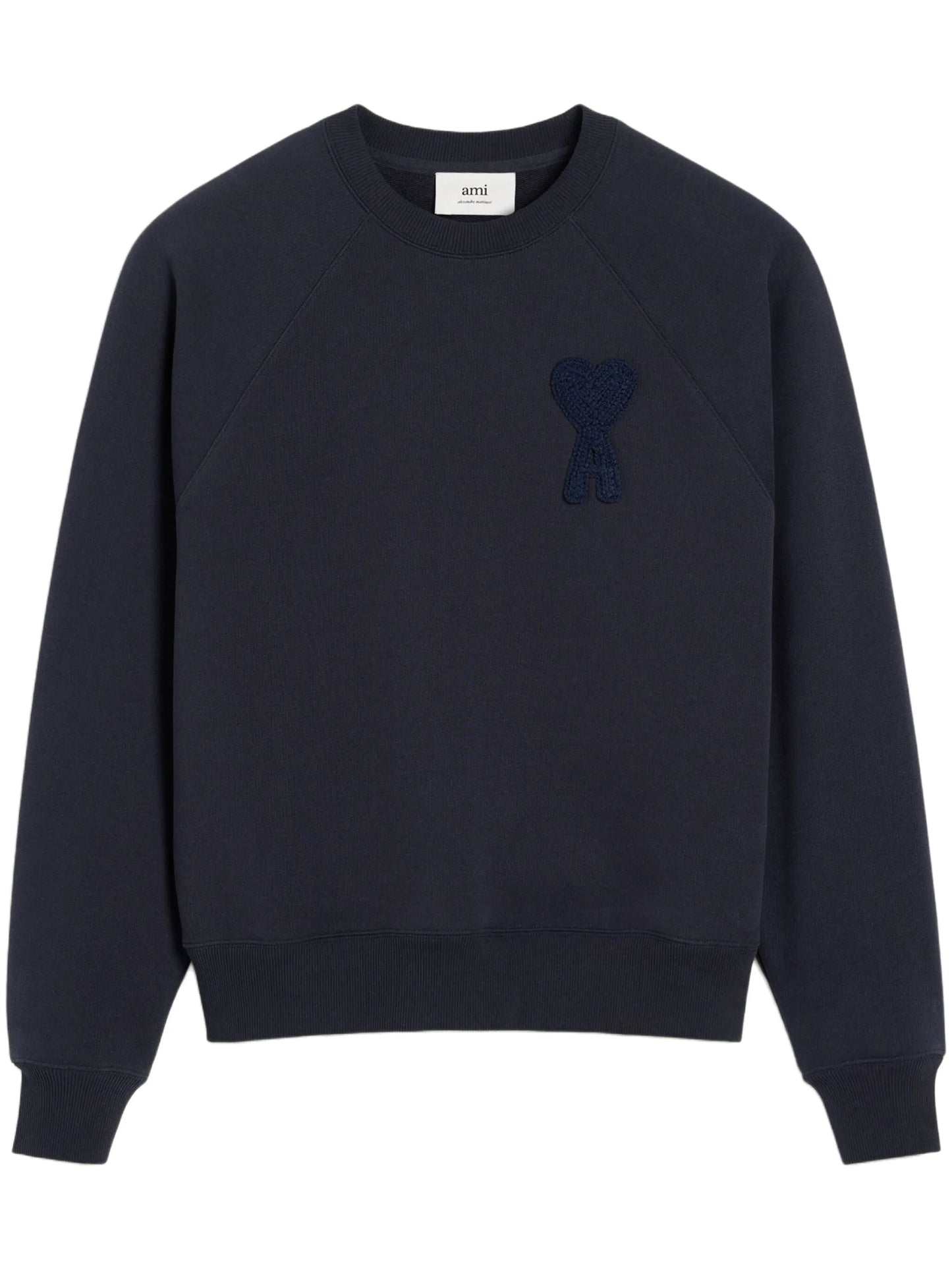 AMI Paris Ami de Coeur Raglan Crewneck Sweatshirt – 25FW