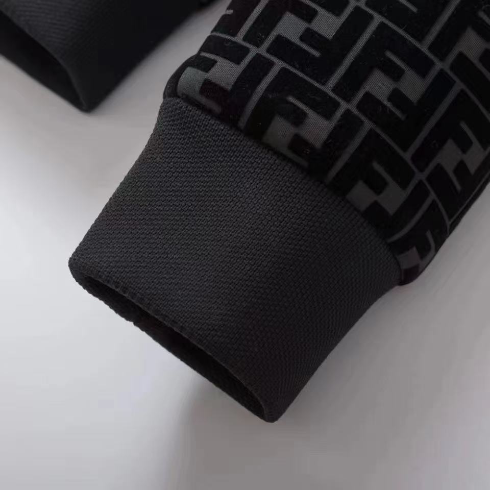 Fendi All-Over Print Flocked Jacket