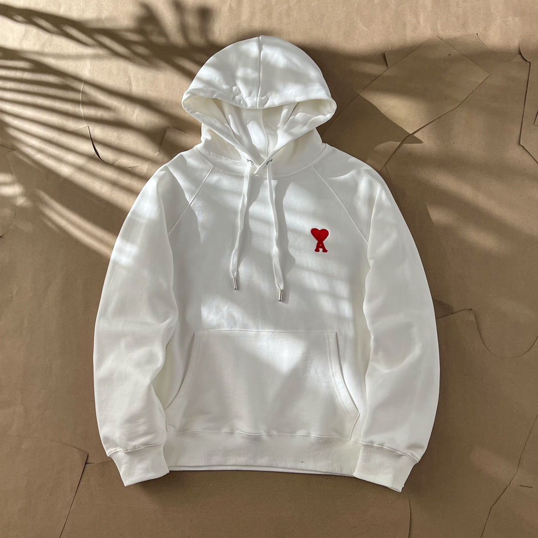 Ami Paris Ami de Coeur Terry Crewneck Sweatshirt