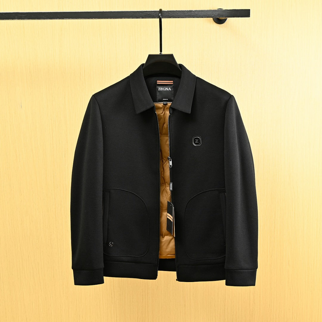 Zegna Men's Business Wool Goose Down Jacket – 25FW