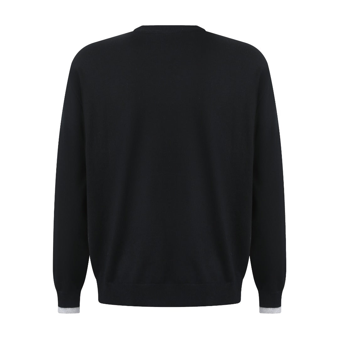 Loewe Embroidered Anagram Wool Crewneck Sweater