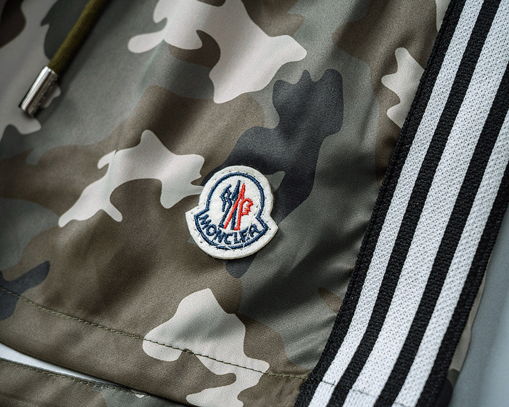 Moncler Camouflage Swim Trunks – Spring/Summer 2026