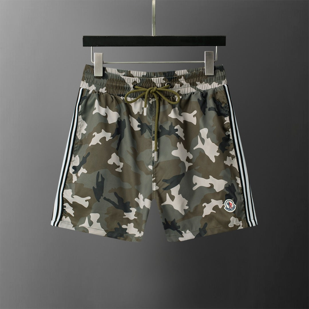 Moncler Camouflage Swim Trunks – Spring/Summer 2026
