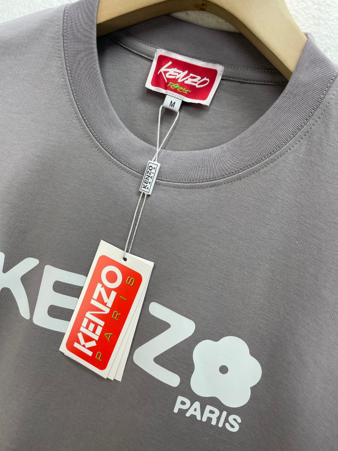 Kenzo Premium Grey Long-Sleeve Crewneck T-Shirt