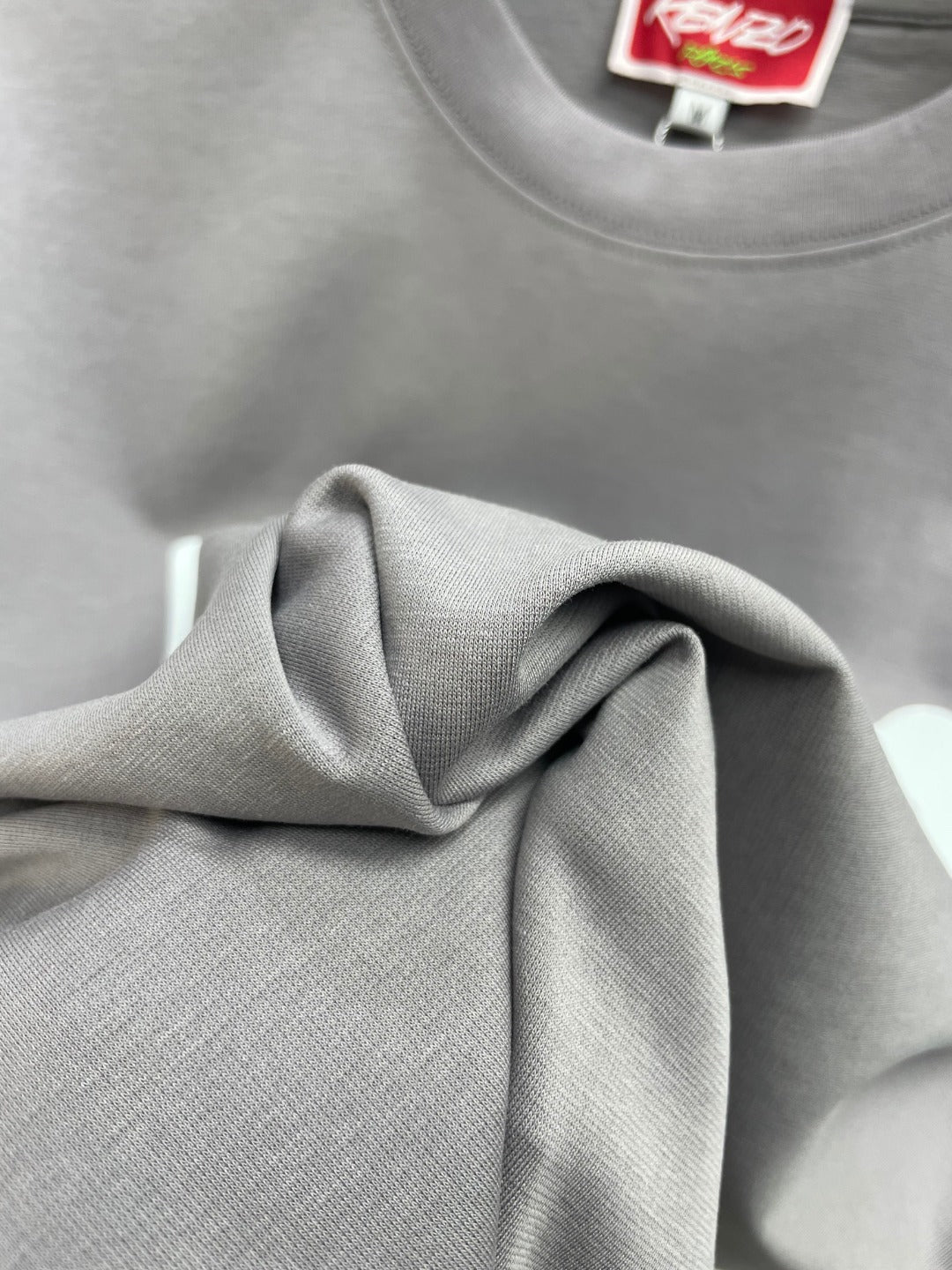 Kenzo Premium Grey Long-Sleeve Crewneck T-Shirt