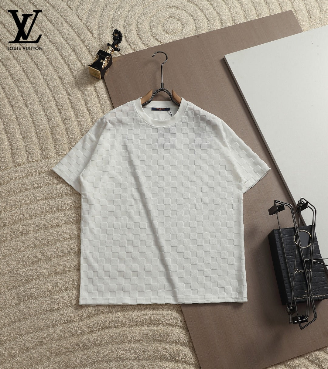 Louis Vuitton Damier 3D Jacquard T-Shirt