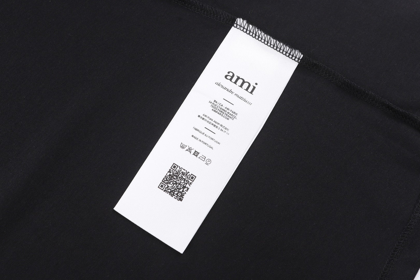 Ami Paris Embroidered ADC Knit T-Shirt – 26SS