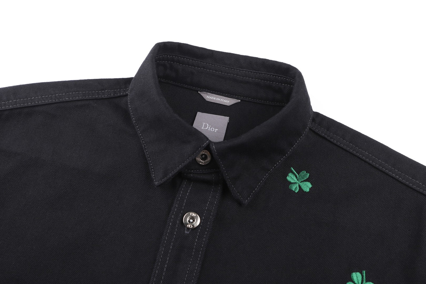 Dior Clover Embroidered Logo Shirt Jacket – 26SS
