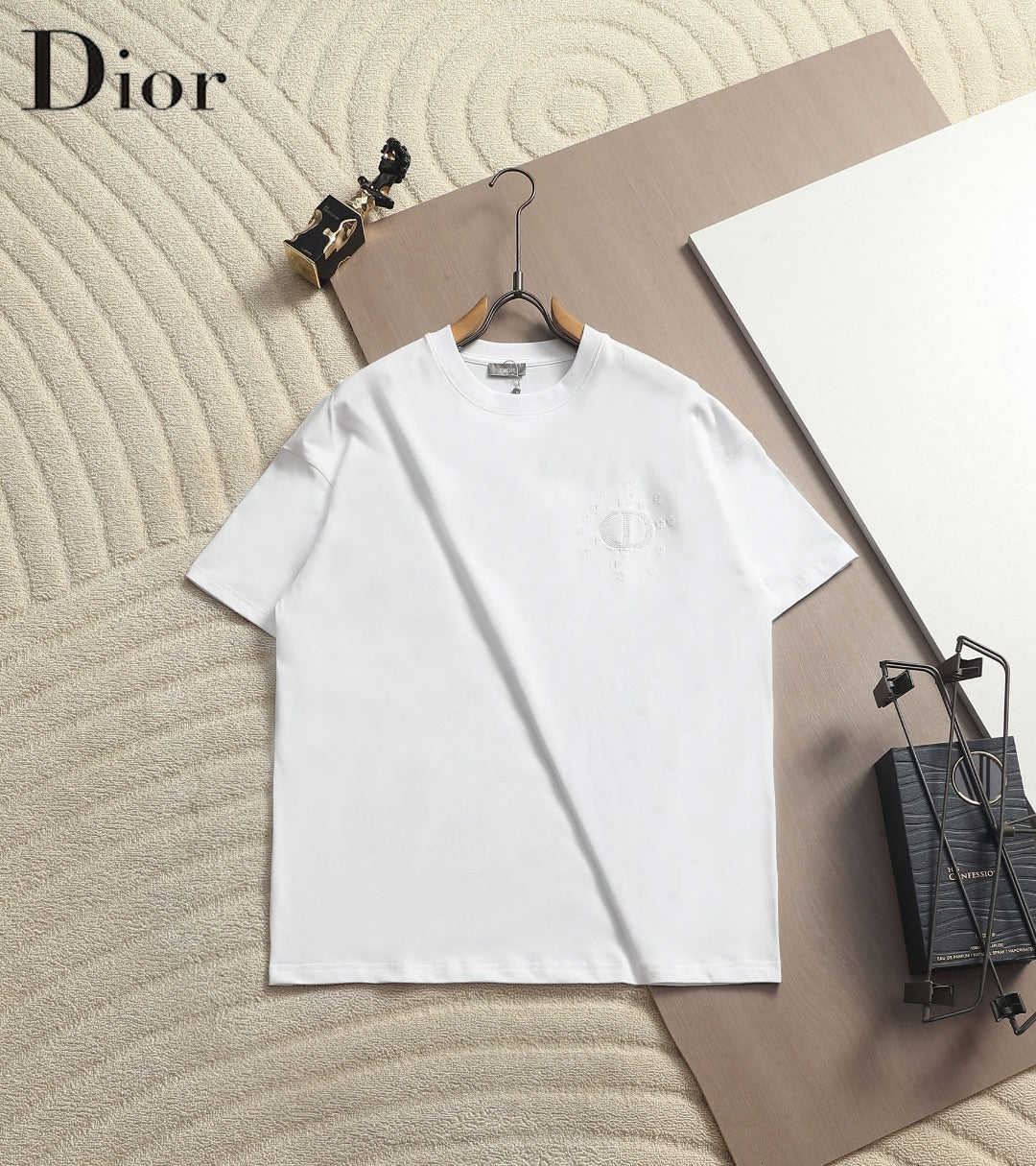 Dior Minimalist CD Embroidered Logo T-Shirt