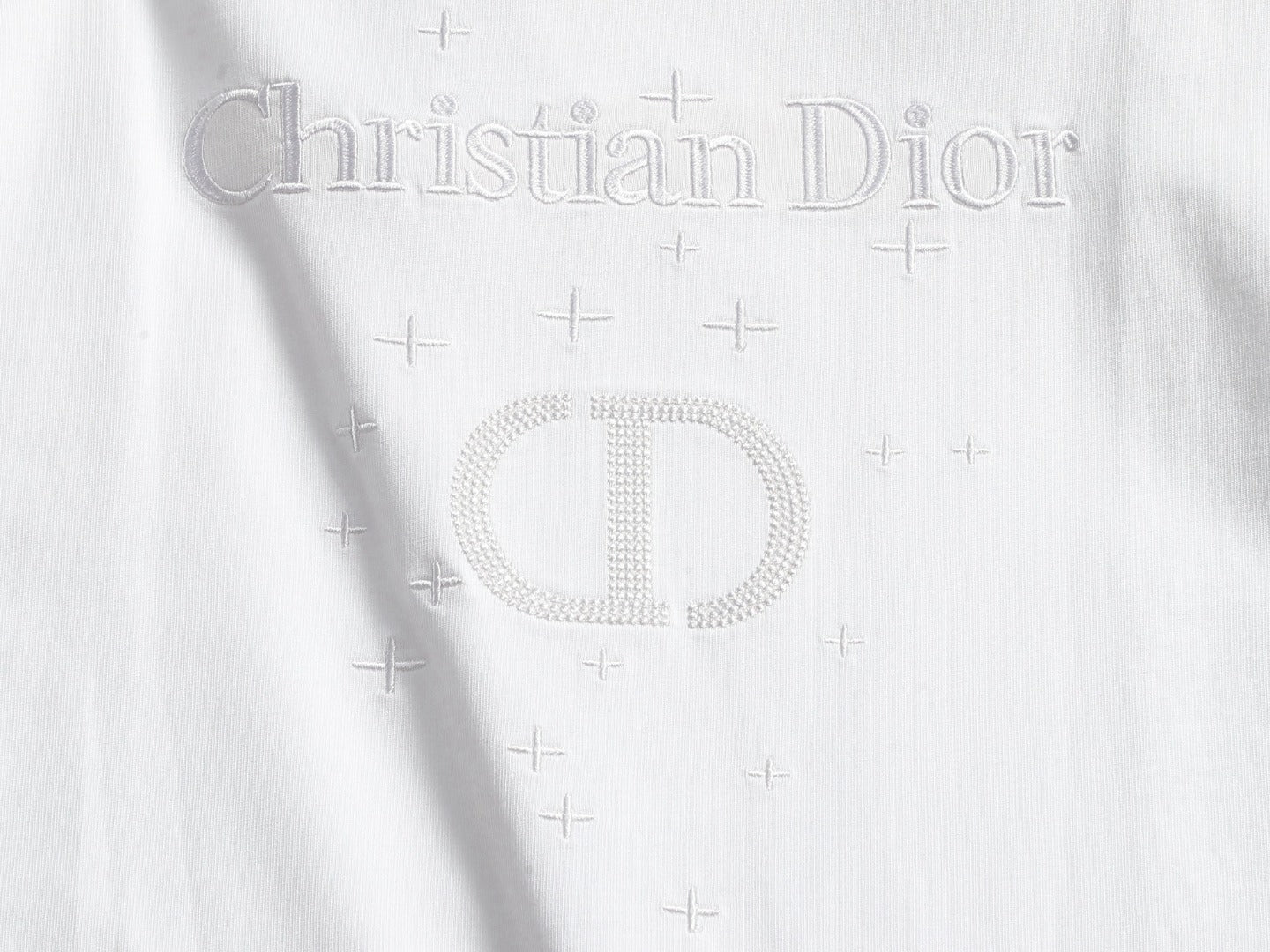 Dior Minimalist CD Embroidered Logo T-Shirt