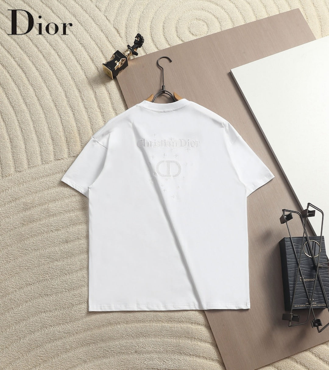 Dior Minimalist CD Embroidered Logo T-Shirt