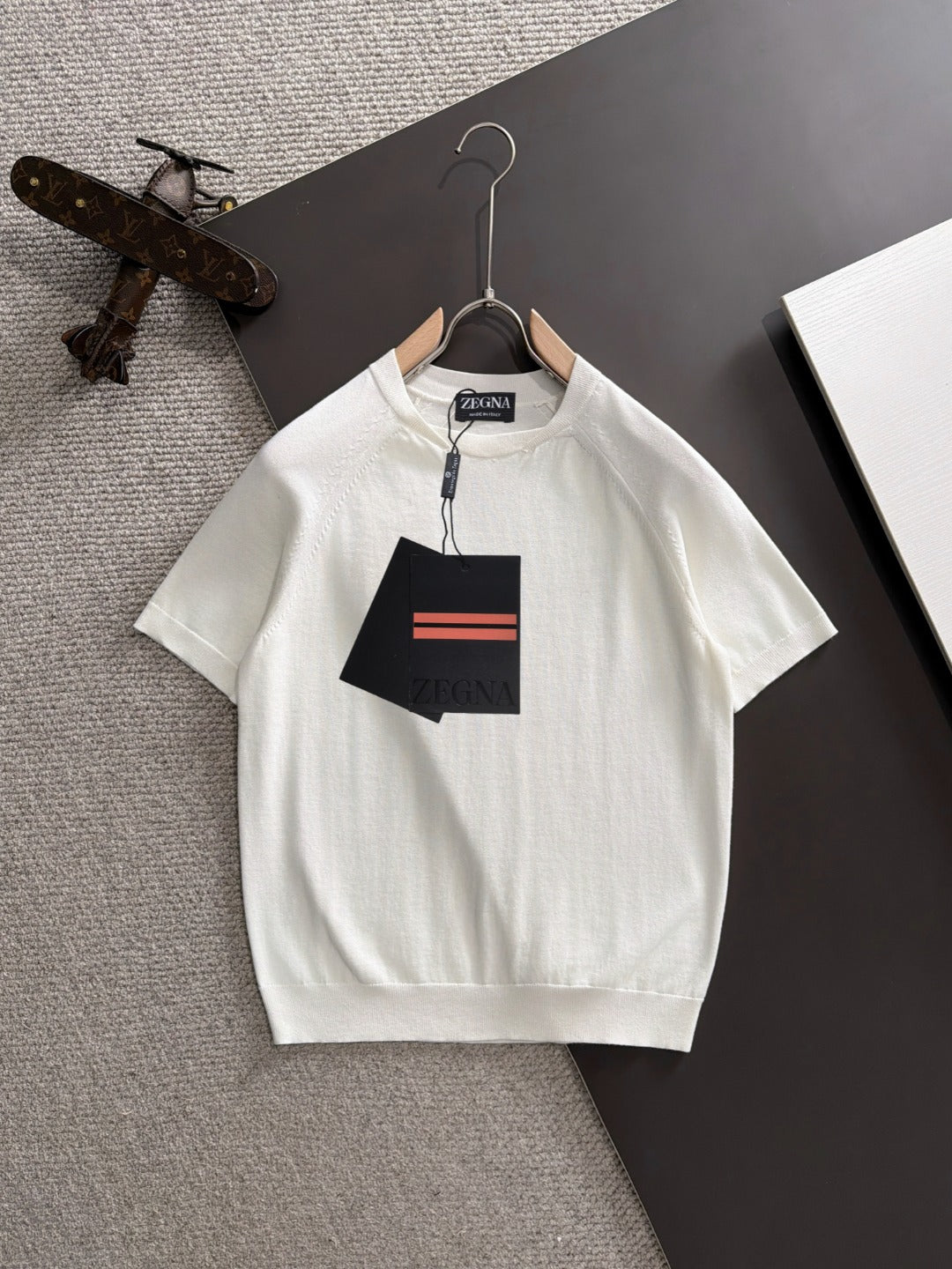 Zegna Embroidered Combed Cotton Short-Sleeve T-Shirt – Summer Collection – 2026