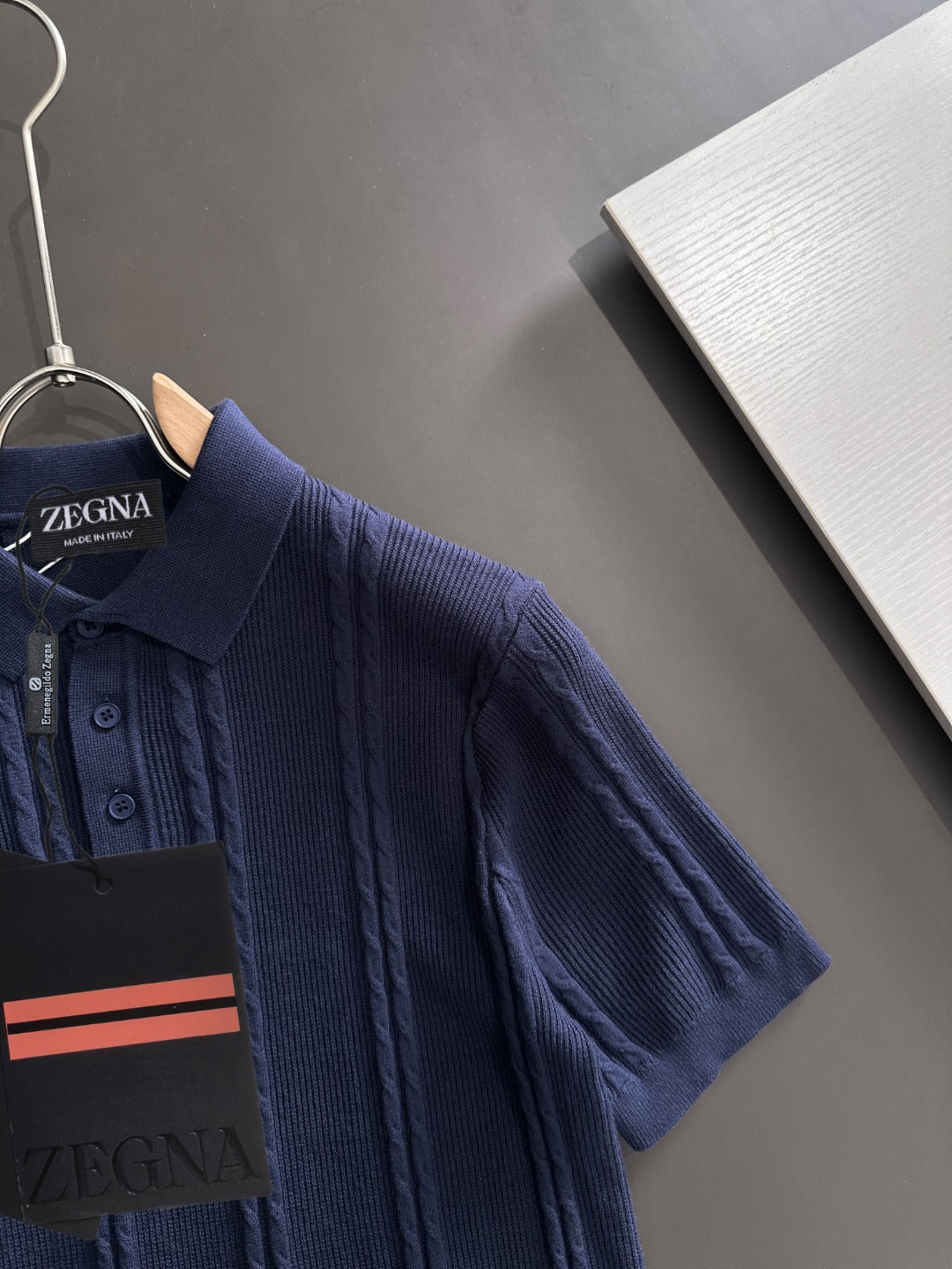 Zegna Embroidered Combed Cotton Short-Sleeve T-Shirt – Summer Collection – 2026