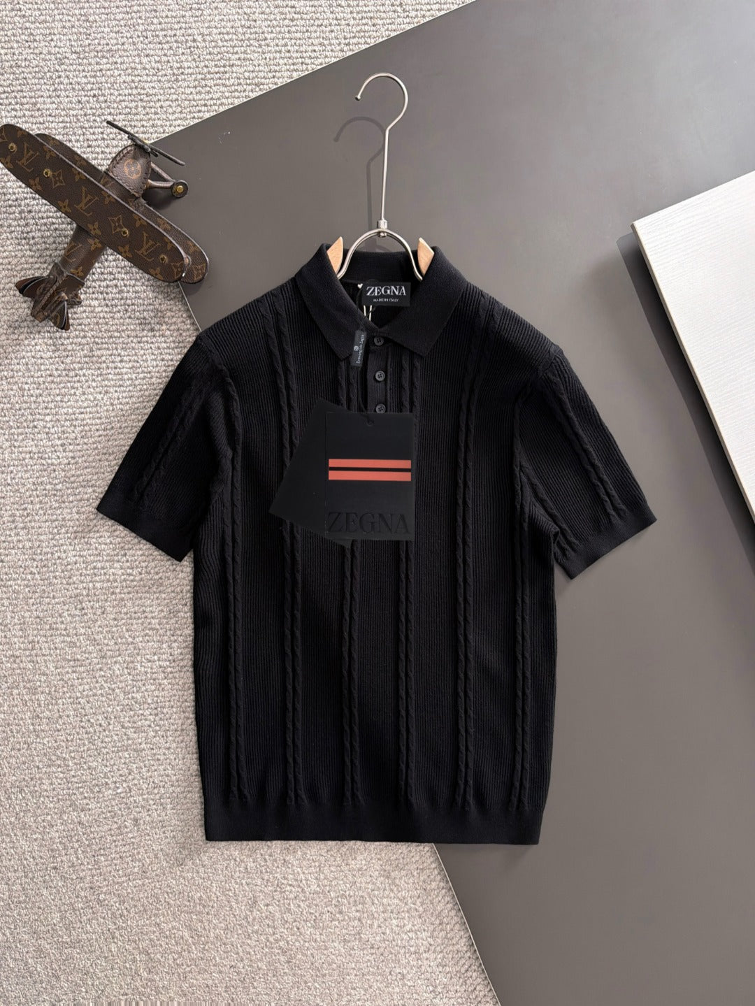 Zegna Embroidered Combed Cotton Short-Sleeve T-Shirt – Summer Collection – 2026