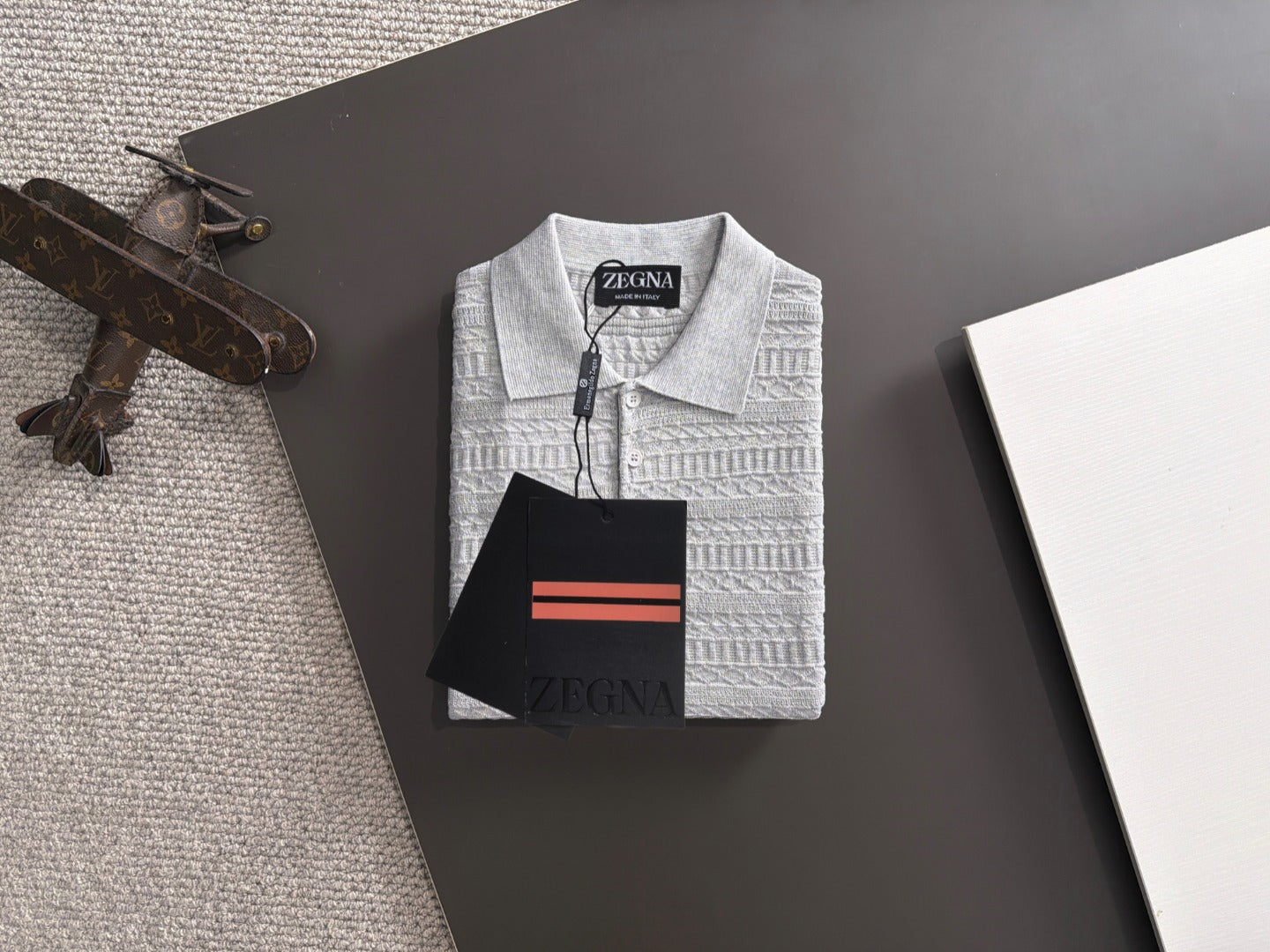Zegna Embroidered Combed Cotton Short-Sleeve T-Shirt – Summer Collection – 2026