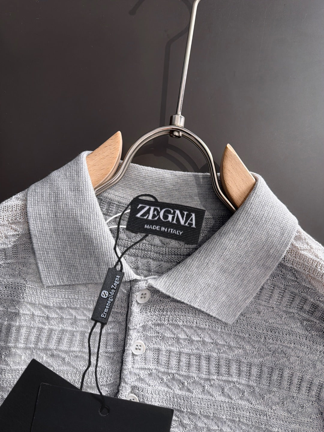 Zegna Embroidered Combed Cotton Short-Sleeve T-Shirt – Summer Collection – 2026