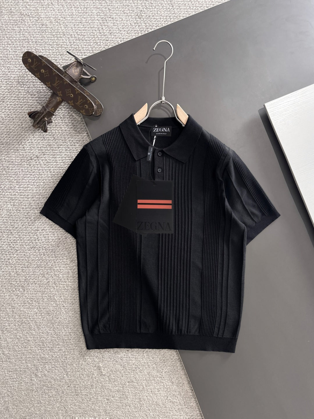 Zegna Embroidered Combed Cotton Short-Sleeve T-Shirt – Summer Collection – 2026