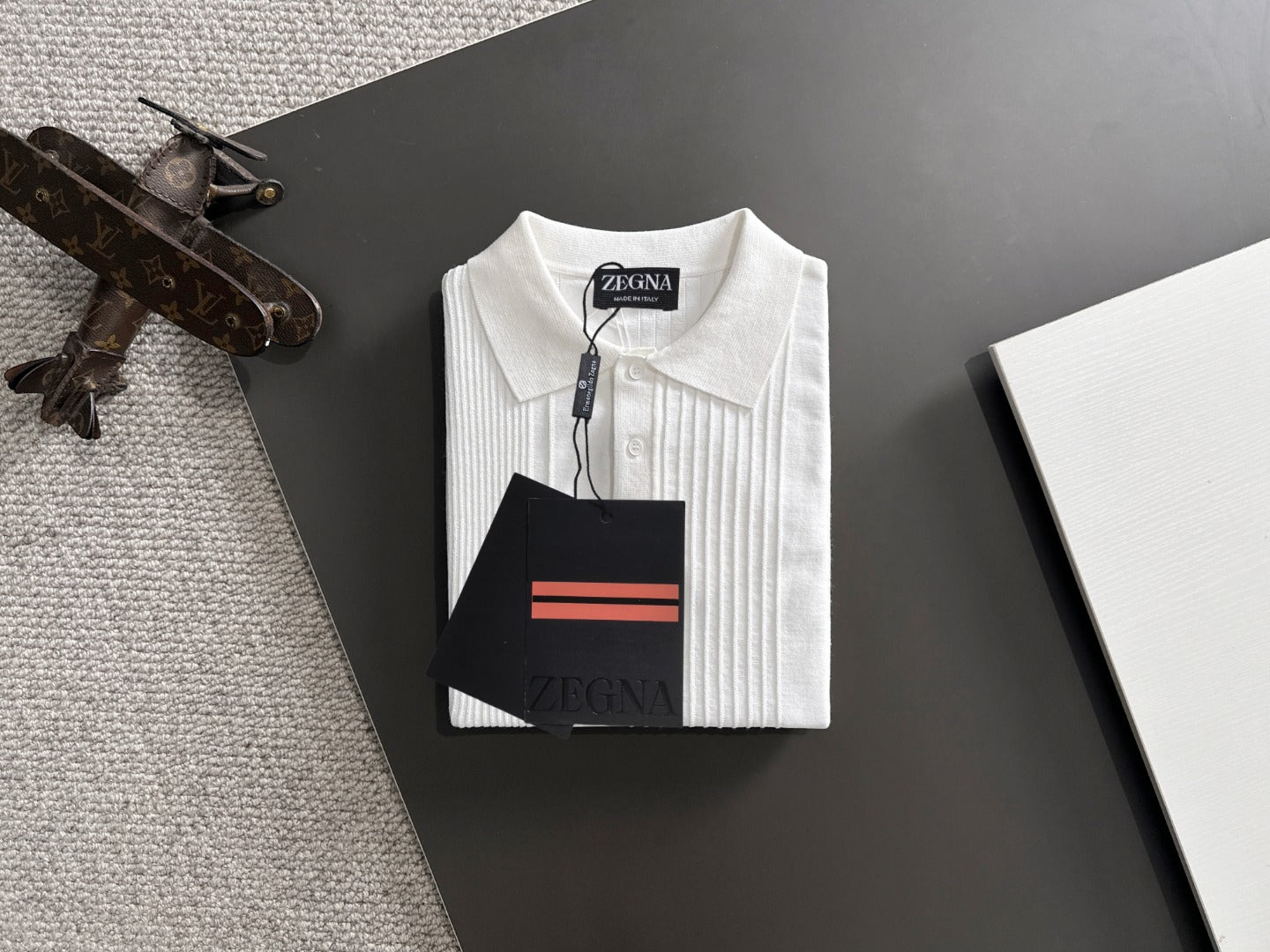 Zegna Embroidered Combed Cotton Short-Sleeve T-Shirt – Summer Collection – 2026