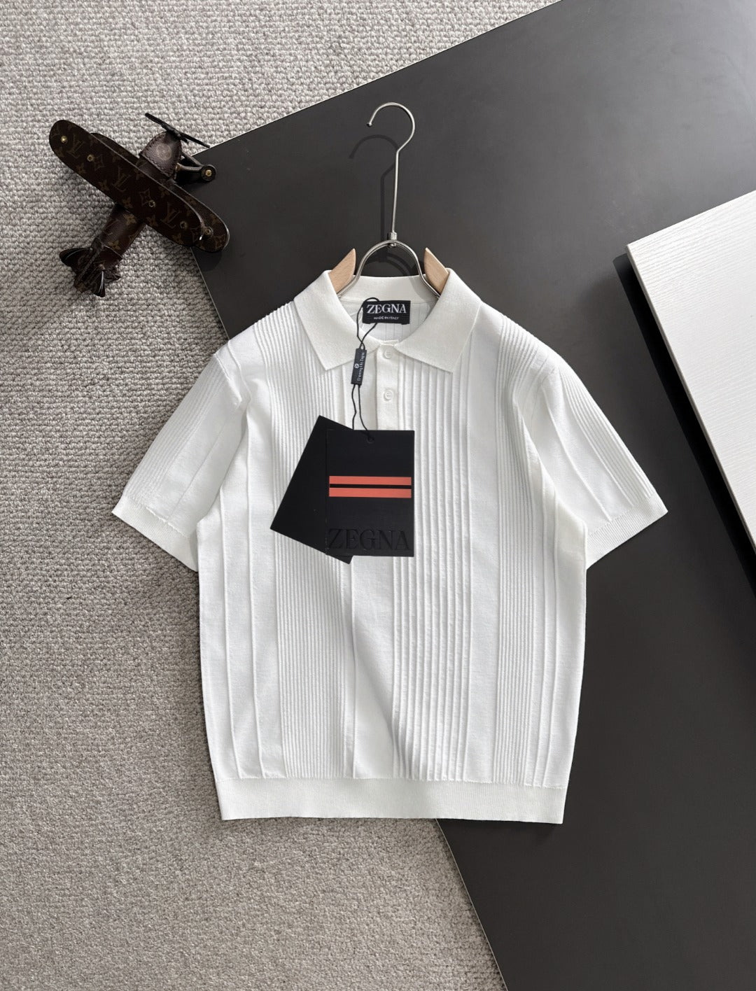 Zegna Embroidered Combed Cotton Short-Sleeve T-Shirt – Summer Collection – 2026