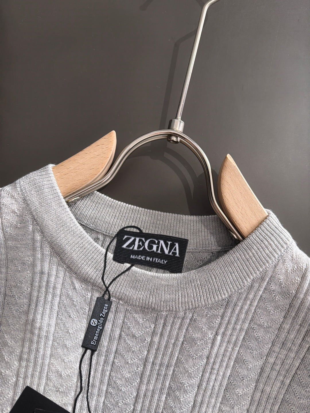 Zegna Embroidered Combed Cotton Short-Sleeve T-Shirt – Summer Collection – 2026