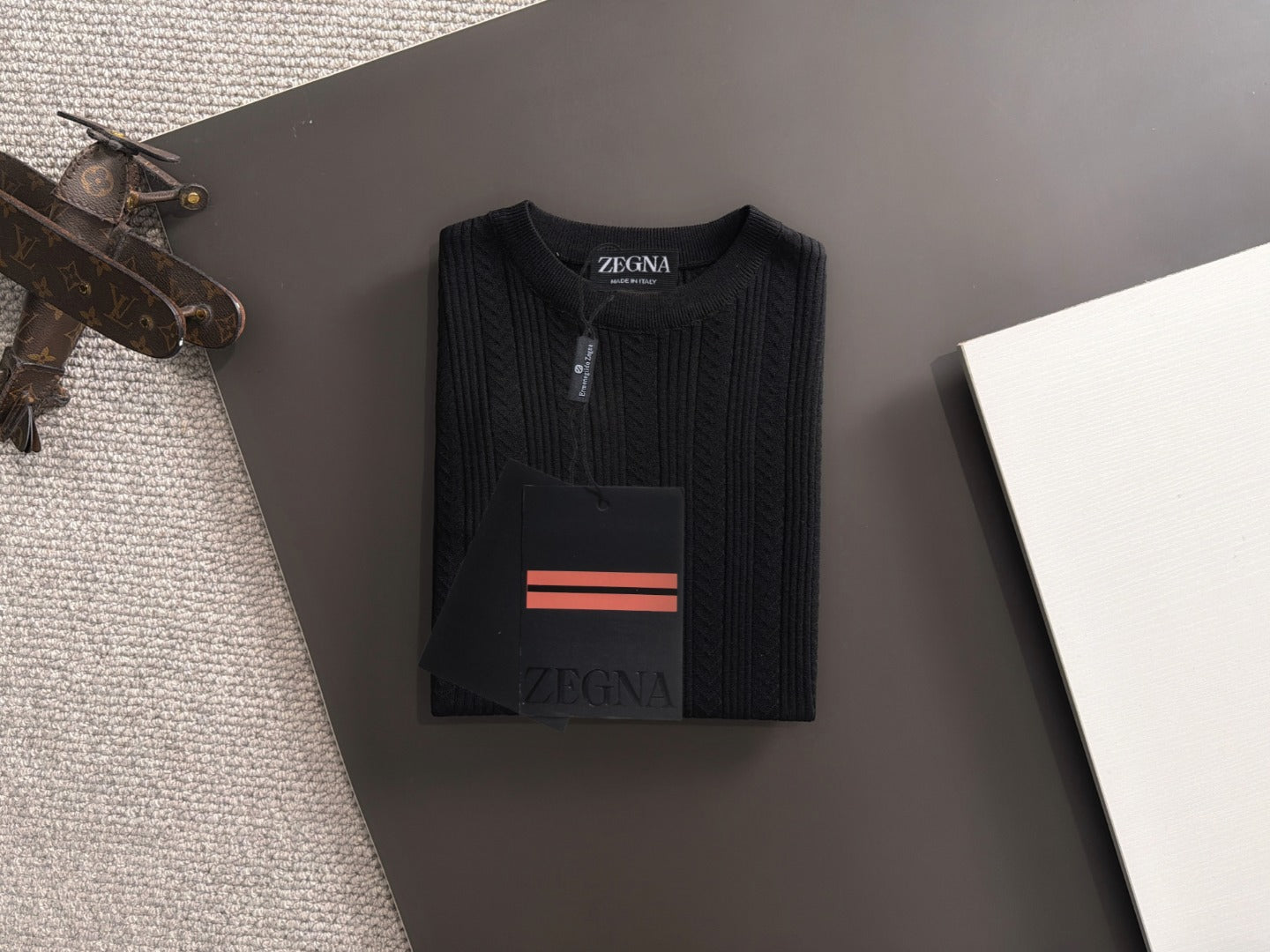 Zegna Embroidered Combed Cotton Short-Sleeve T-Shirt – Summer Collection – 2026