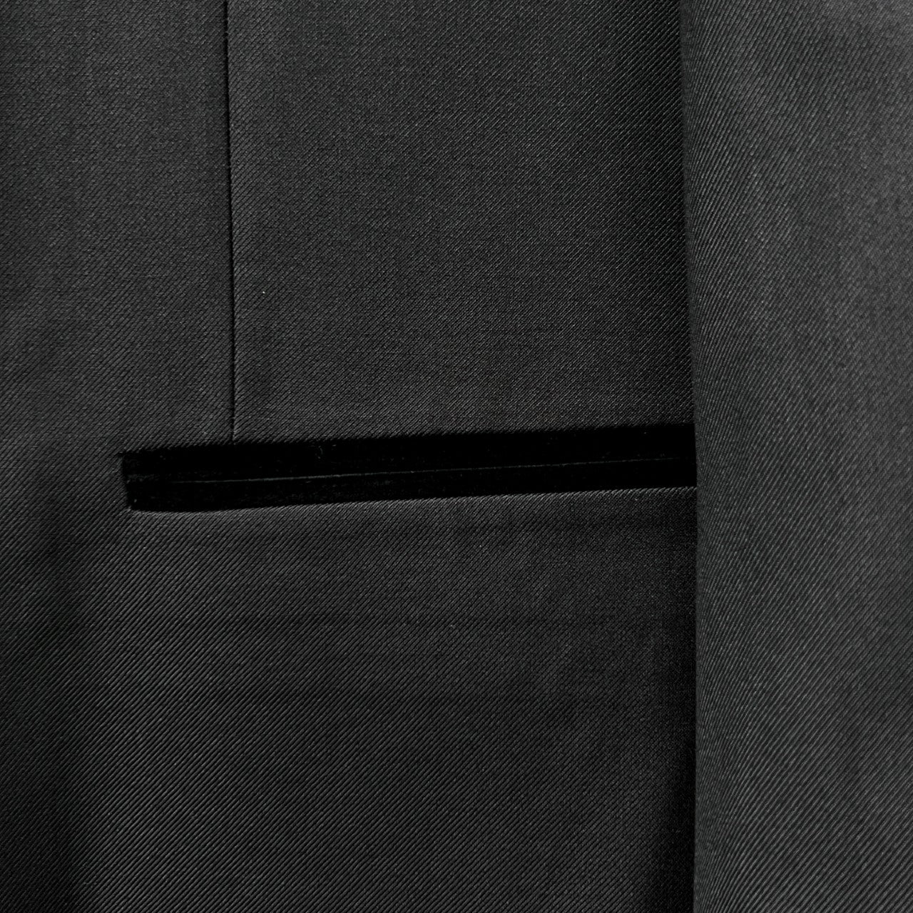 Dior Black Corduroy Peak Lapel Blazer