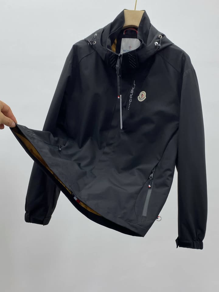 Moncler Men's Business Light Luxury Jacket – 25FW in Black