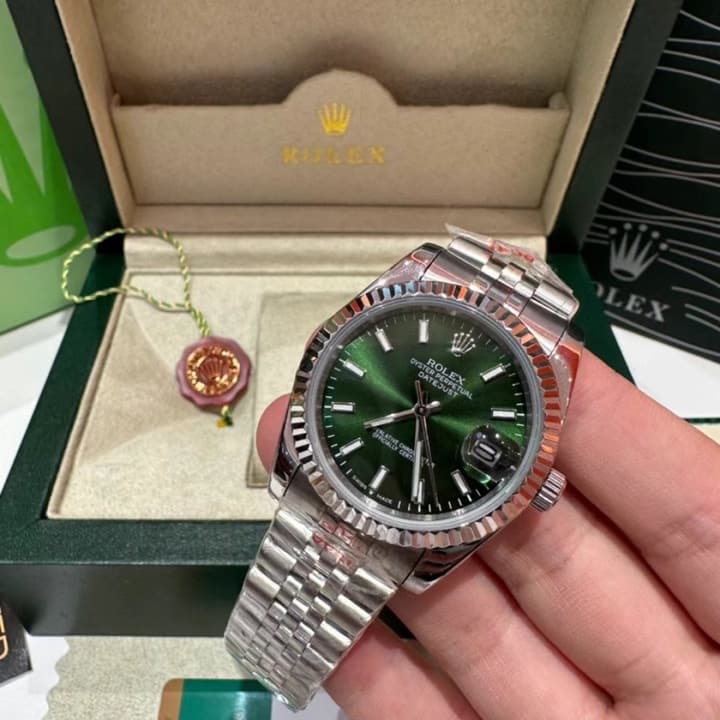 Rolex Datejust 36mm Mechanical Watch – Olive Green Dial
