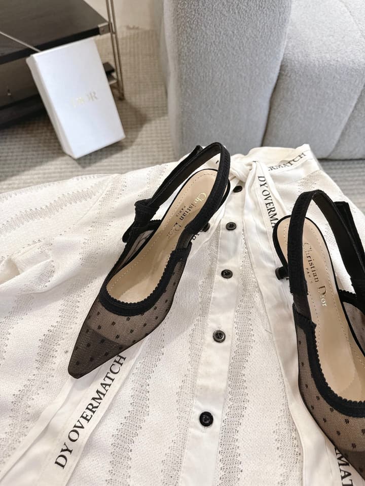 Dior J'Adior Patent Leather Kitten Heel Sandals in Classic Black Smooth Leather