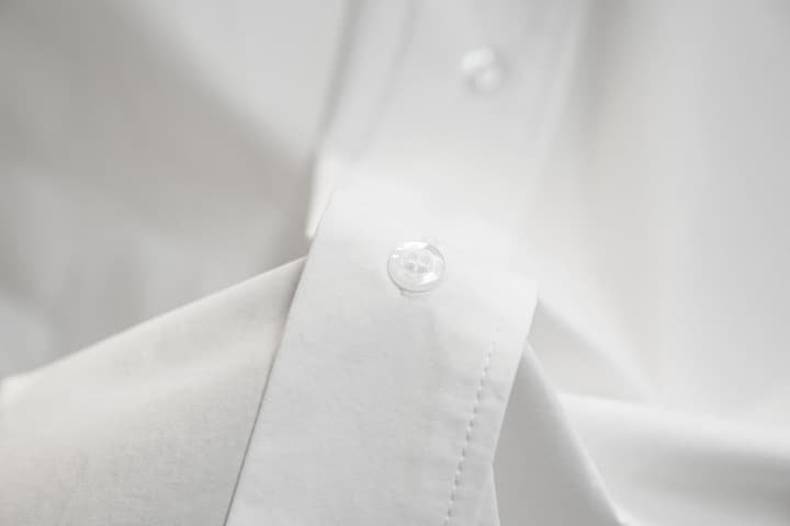 Miu Miu Embroidered Casual Shirt in White