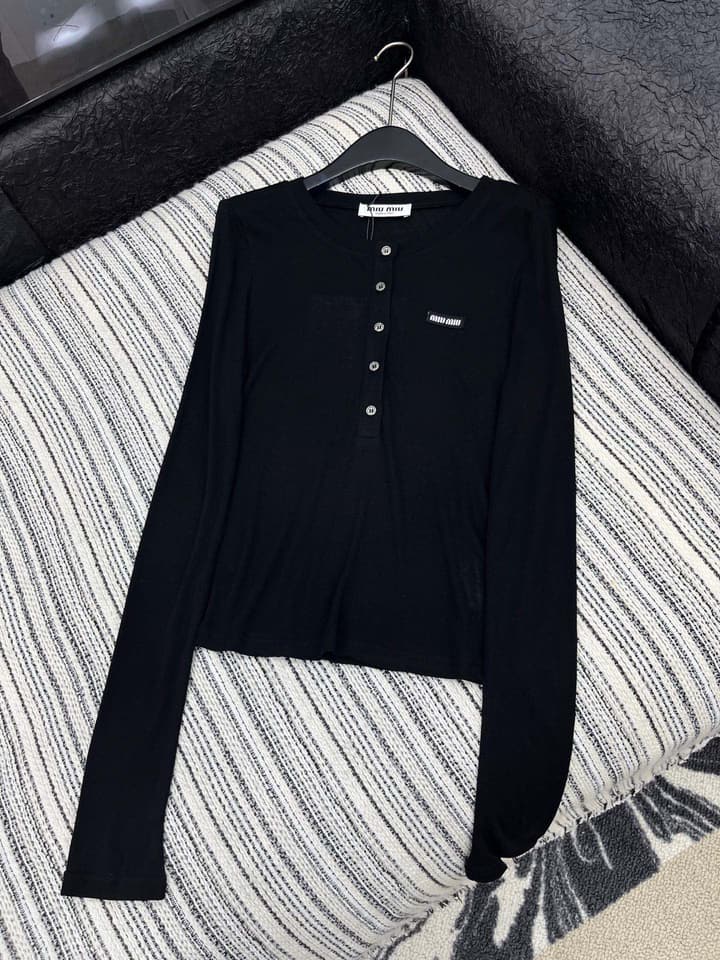 Miu Miu 25SS Elegant Blouse in Black