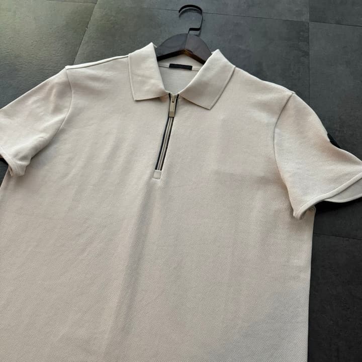 Moncler Classic Logo Polo Shirt – 2026SS in Apricot
