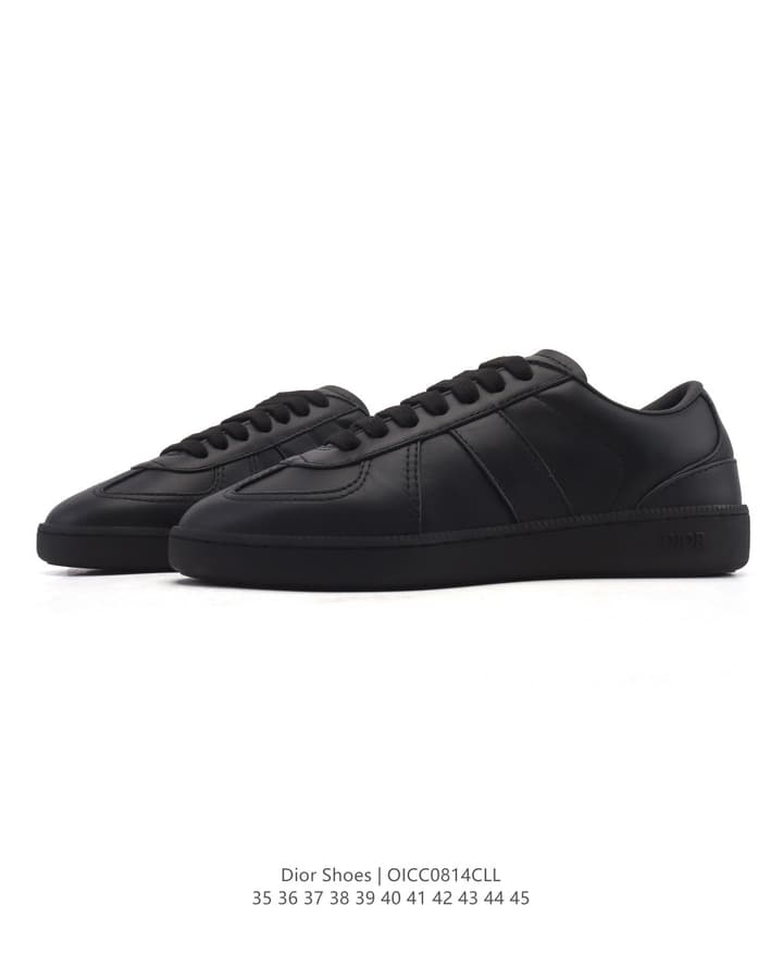 Dior Unisex White Platform Sneakers – Spring/Summer Collection – 25SS in Beige With Brown Stripe